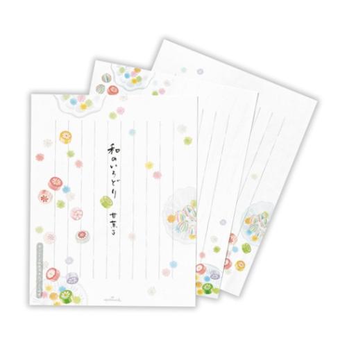 便箋 レターパッド 和のいろどり甘菓子2 日本ホールマーク 手紙