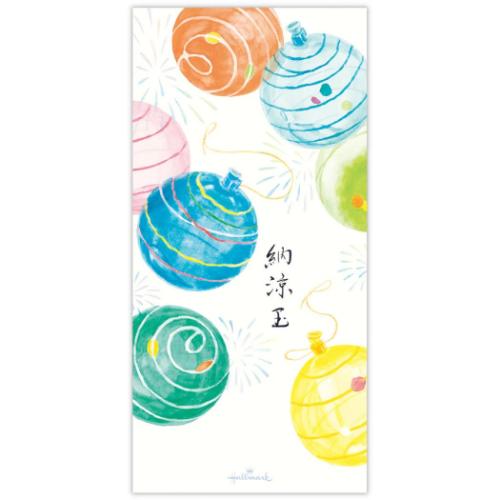 便箋 一筆箋 全般柄 納涼玉2 ヨーヨー風船 日本ホールマーク