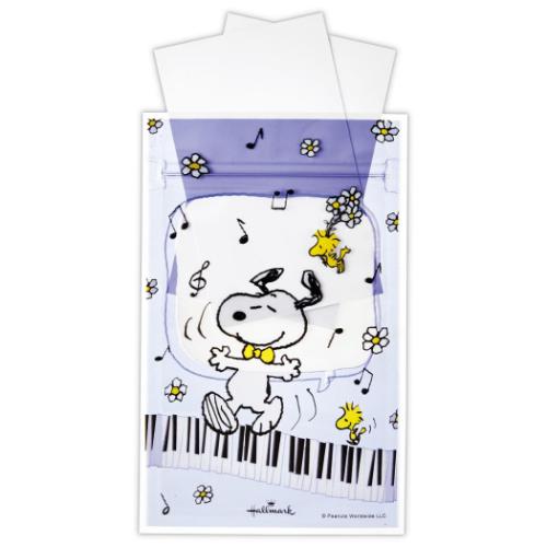 小分けビニール袋 ジッパーバッグ スヌーピー ミニSNLFブルー Life with Snoopy and Friends ピーナッツ 日本ホールマーク ギフト雑貨 ラッピング