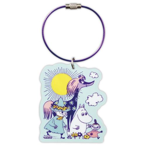 ムーミン アクリルキーホルダー 北欧 キーリング キャラクター MOHNグリーン Happy in Nature 日本ホールマーク