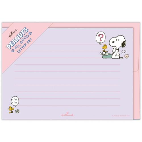 PEANUTS スヌーピー レターセット 手紙セット Peanuts All Good SNAG