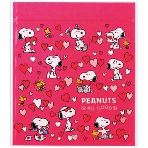 スヌーピー ピーナッツ キャラクター 小分けビニール袋 ジッパーバッグ Peanuts All Good SNAG LOVE