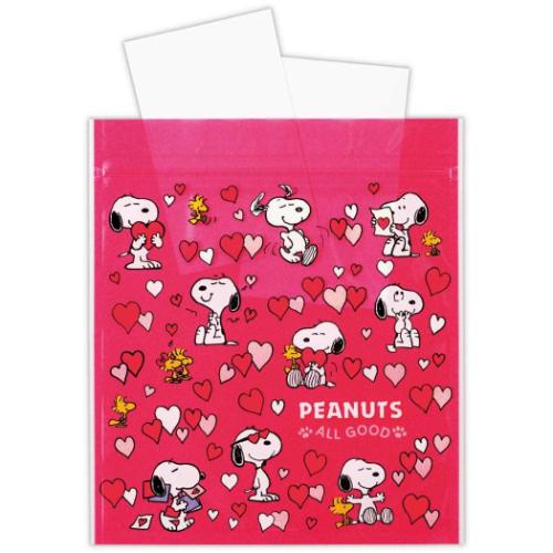 スヌーピー ピーナッツ キャラクター 小分けビニール袋 ジッパーバッグ Peanuts All Good SNAG LOVE