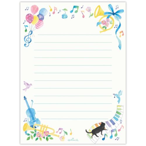 便箋 レターパッド リラックスメロディ 日本ホールマーク 手紙