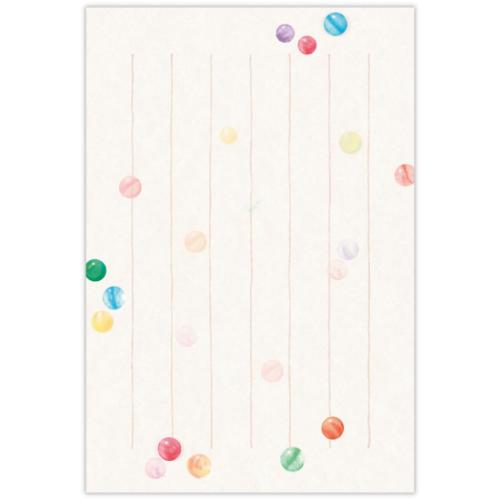 便箋 ハガキ箋 和の遊びビー玉2 日本ホールマーク 手紙 葉書箋