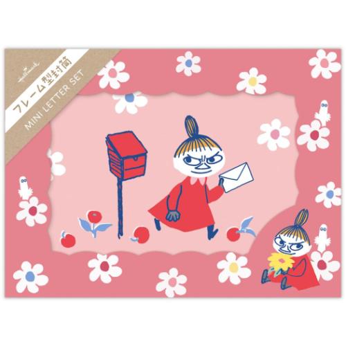 ムーミン ミニセット ミニレターセット 北欧 手渡し手紙セット キャラクター MOADレッド