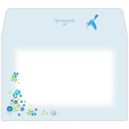 メッセージカード ミニメッセージカードセット 4枚セット セット青い鳥