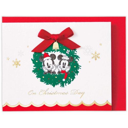 ミッキーマウス　クリスマスカード【ディズニー公式ライセンス商品】lovepop ミッキー＆フレンズ ミッキー＆ミニー グッズ クリスマスカード