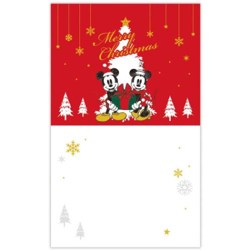 ミッキー＆フレンズ ミッキー＆ミニー グッズ クリスマスカード