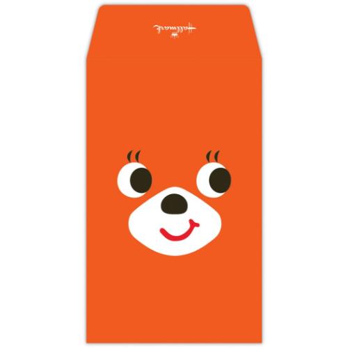 ぽち袋 ポチ袋 3枚入り 夏タイガー氷削り器フェイス 日本ホールマーク 金封 お年玉袋