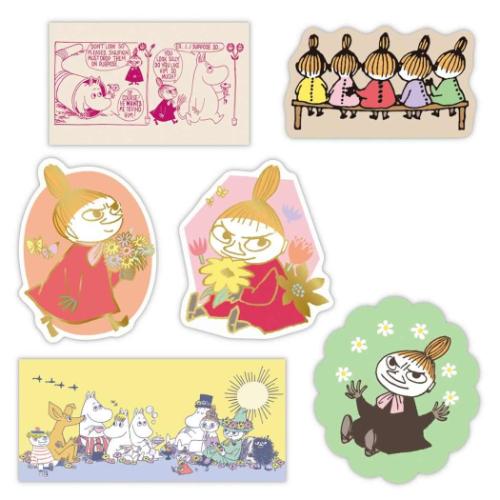 ミニカード ミニフレークカード 北欧 ムーミン リトルミイ 日本ホールマーク