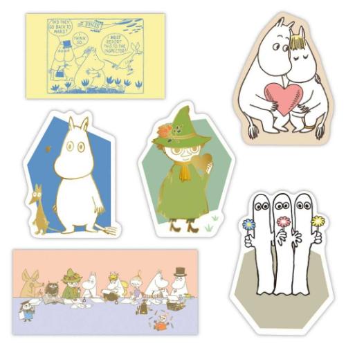 ミニカード ミニフレークカード ムーミン 北欧 ナカマタチ 日本ホールマーク 多目的