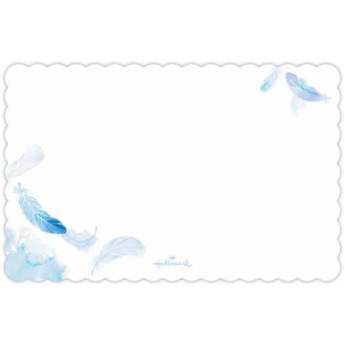 ダイカット ミニメッセージカードセット メッセージカード＆封筒 フェザー 日本ホールマーク 多目的