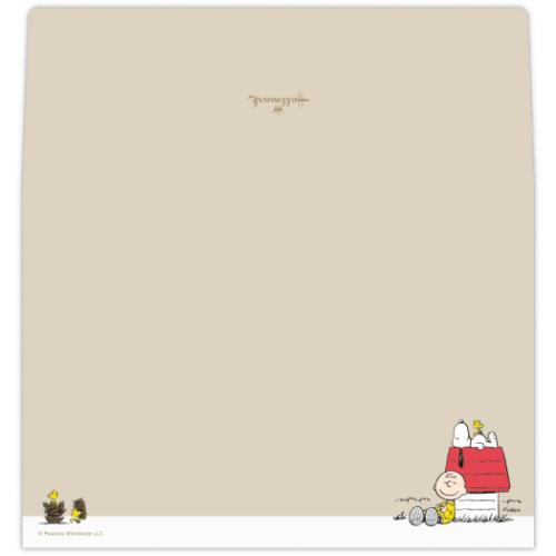 手紙セット 便箋＆封筒セット ピーナッツ スヌーピー Happiness is Red HOUSE 日本ホールマーク かわいい