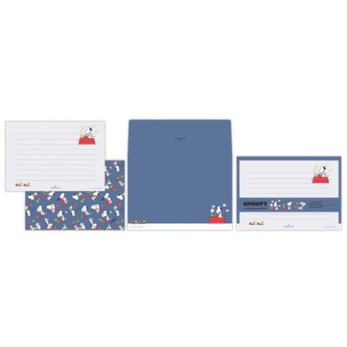 手紙セット 便箋＆封筒セット スヌーピー ピーナッツ Happiness is Red TYPEWRITER 日本ホールマーク かわいい キャラクター