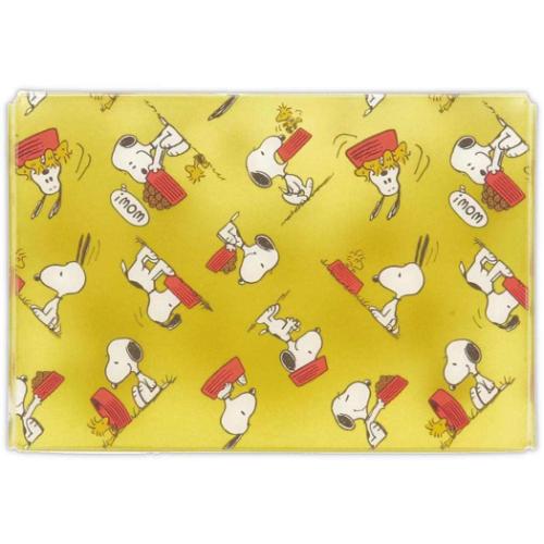 スヌーピー カードケース ファイルボックス Happiness is Red DISH ピーナッツ キャラクター グッズ