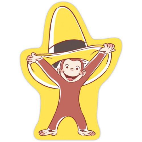 ミニレターセット 手紙セット Curious George おさるのジョージ ダイカット 日本ホールマーク 多目的 絵本キャラクター