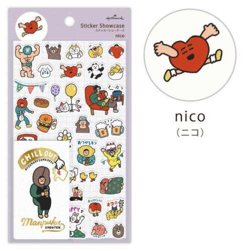 シールシート nico ステッカーショーケース デコシール 爆買