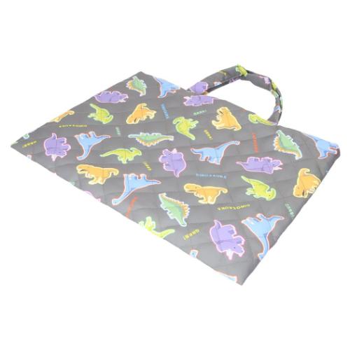 ジュニアお稽古かばん キルトレッスンバッグ 恐竜 新入学 ニシオ 新学期準備雑貨