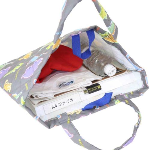 ジュニアお稽古かばん キルトレッスンバッグ 恐竜 新入学 ニシオ 新学期準備雑貨