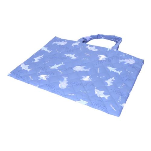 ジュニアお稽古かばん キルトレッスンバッグ サメ 新入学 ニシオ 新学期準備雑貨