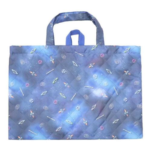 ジュニアお稽古かばん キルトレッスンバッグ 新入学 宇宙 ニシオ 新学期準備雑貨