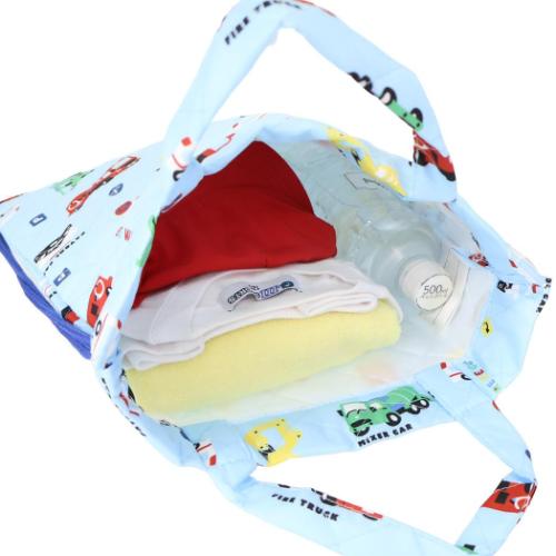 体操服かばん キルトナップサック 車 新入学 ニシオ 新学期準備雑貨