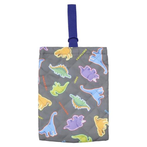 体育館靴入れ キルトシューズケース 恐竜 新入学 ニシオ 新学期準備雑貨