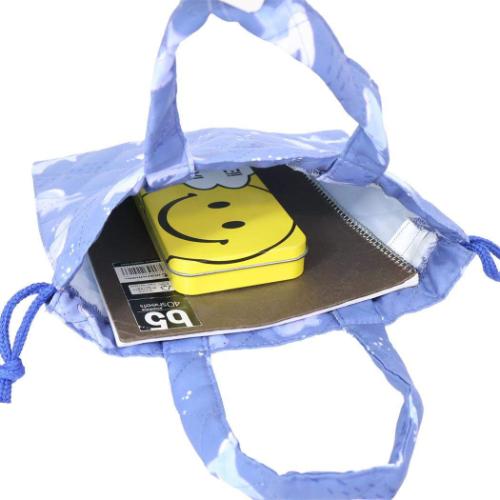 ミニキルト巾着 ミニきんちゃく 新入学 サメ ニシオ 新学期準備雑貨