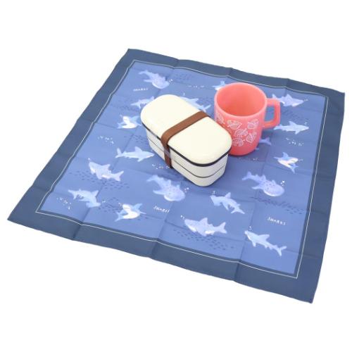 ランチーフ ランチクロス3枚組 サメ 新入学 ニシオ 入園新学期準備雑貨