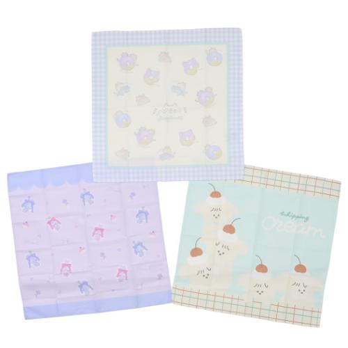 ランチクロス3枚組 ランチーフ 新入学 ねこ ニシオ