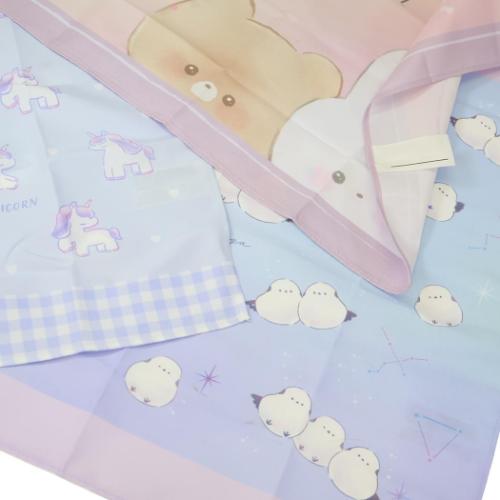 ランチクロス3枚組 ランチーフ シマエナガ ニシオ 新入学 入園新学期準備雑貨