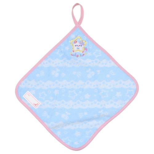 ループタオル ふんわり甘撚りループ付タオル ねこ 新入学 ニシオ 入園新学期準備雑貨