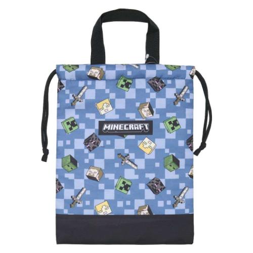 マインクラフト グッズ シューズバッグ Minecraft ゲームキャラクター 巾着シューズケース