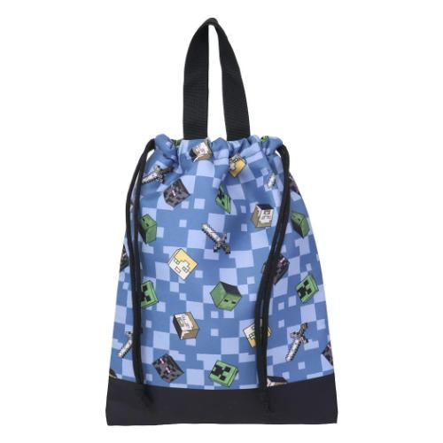 マインクラフト グッズ シューズバッグ Minecraft ゲームキャラクター 巾着シューズケース