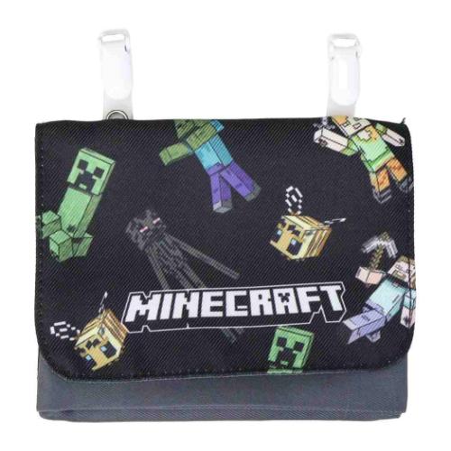クリップポケット マルチポケットバッグ ブラック 新入学 マインクラフト Minecraft ニシオ 新学期準備雑貨 ゲームキャラクター