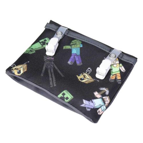 クリップポケット マルチポケットバッグ ブラック 新入学 マインクラフト Minecraft ニシオ 新学期準備雑貨 ゲームキャラクター