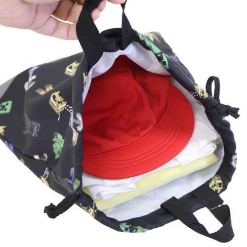 マインクラフト グッズ 巾着袋 Minecraft ゲームキャラクター ジャージケース 巾着L