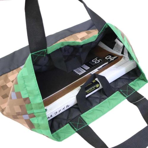 お稽古かばん シールデコ レッスンバッグ 新入学 マインクラフト Minecraft ニシオ 新学期準備雑貨