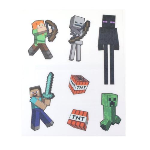 お稽古かばん シールデコ レッスンバッグ 新入学 マインクラフト Minecraft ニシオ 新学期準備雑貨