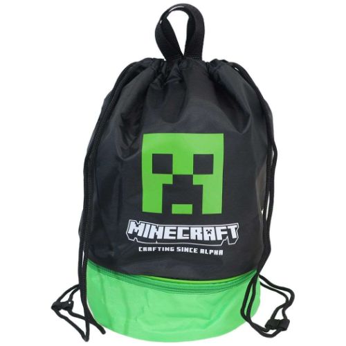 マインクラフト Minecraft ゲームキャラクター プールバッグ ボンサックビーチバッグ 2層｜cinemacollection