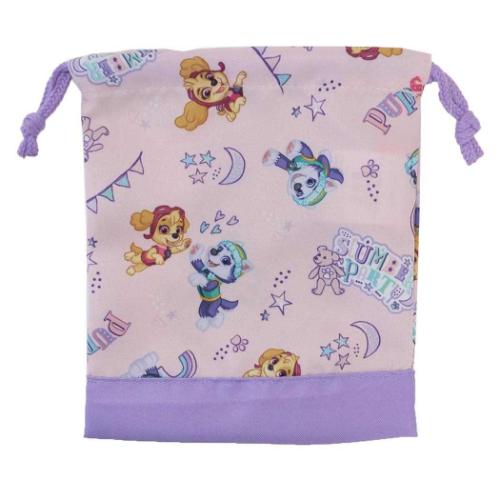 巾着袋 パウパトロール 巾着S ピンク 新入学 新学期準備雑貨 アニメキャラクター