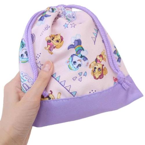 巾着袋 パウパトロール 巾着S ピンク 新入学 新学期準備雑貨 アニメキャラクター