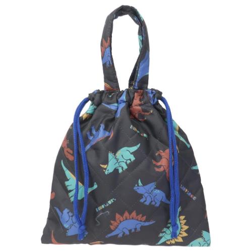 巾着袋 キルトミニ巾着 キルト巾着 恐竜 新入学 ニシオ