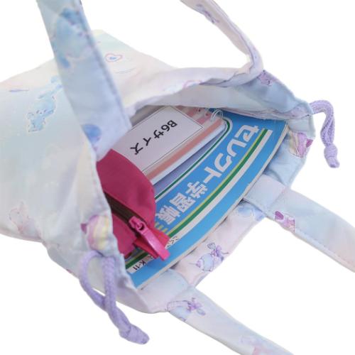 巾着袋 キルトミニ巾着 キルト巾着 うさぎ 新入学 ニシオ 新学期準備雑貨