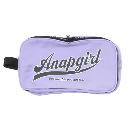シューズバッグ アナップガール ラウンドシューズケース 新入学 新学期準備雑貨 ANAPGiRL