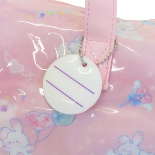 プールバッグ ロールPVC ロール型ビーチバッグ うさぎ ニシオ 海プール