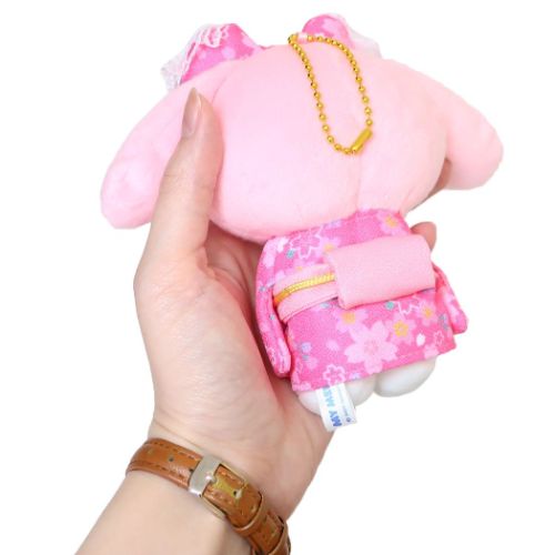 サンリオ マイメロディ マスコット 桜着物 赤 ぬいぐるみ ボール