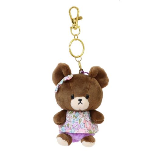 キャラクターグッズ くまのがっこう やわらかマスコット マスコット リバティ 紫ズボン