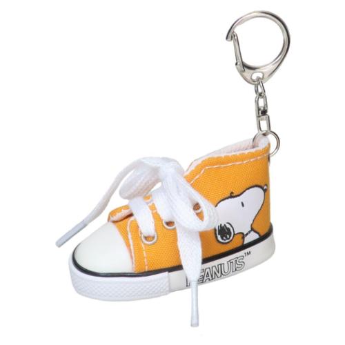 スヌーピー 推し色スニーカーキーリング ピーナッツ キーホルダー キャラクター